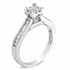 Thumbnail Image 2 of 1/3 CT. T.W. Quad Princess-Cut Diamond Engagement Ring in 10K White Gold