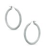 Thumbnail Image 1 of Charles Garnier 35mm Hoop Earrings in Sterling Silver