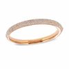 Thumbnail Image 1 of Crystal Slip On Bangle in Rose Rhodium Brass