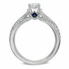 Vera Wang Love Collection 3/4 CT. T.W. Diamond Split Shank Engagement Ring in 14K White Gold