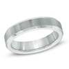 Thumbnail Image 0 of Triton Men's 5.0mm Comfort Fit Wedding Band in White Tungsten - Size 8