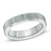 Thumbnail Image 1 of Triton 5.0mm Comfort Fit Wedding Band in White Tungsten - Size 8