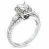 Vera Wang Love Collection 1 CT. T.W. Princess-Cut Diamond Edge Engagement Ring in 14K White Gold