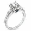 Thumbnail Image 2 of Vera Wang Love Collection 1 CT. T.W. Princess-Cut Diamond Edge Engagement Ring in 14K White Gold