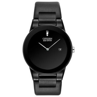 Men s Citizen Eco Drive Axiom Diamond Accent Black IP Watch Model AU1065 58G Zales Outlet