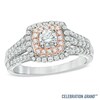 Thumbnail Image 0 of Celebration Ideal 1 CT. T.W. Diamond Engagement Ring in 14K Two-Tone Gold (I/I1)