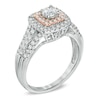 Thumbnail Image 1 of Celebration Ideal 1 CT. T.W. Diamond Engagement Ring in 14K Two-Tone Gold (I/I1)
