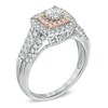 Thumbnail Image 1 of Celebration Ideal 1 CT. T.W. Diamond Engagement Ring in 14K Two-Tone Gold (I/I1)