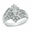 1-1/2 CT. T.W. Marquise Diamond Engagement Ring in 14K White Gold