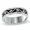 Thumbnail Image 0 of Triton Men's 7.0mm Comfort Fit Stainless Steel Tribal Wedding Band - Size 10