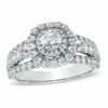 Celebration Ideal 1-3/4 CT. T.W. Diamond Vintage-Style Engagement Ring in 14K White Gold (I/I1)