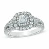 Thumbnail Image 1 of Celebration 102® 1-1/2 CT. T.W. Princess-Cut Diamond Engagement Ring in 18K White Gold (I/SI2)