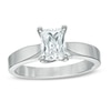 Thumbnail Image 0 of Celebration Ideal 1 CT. Emerald-Cut Diamond Solitaire Engagement Ring in 14K White Gold (J/I1)