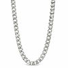 Thumbnail Image 0 of Men's Curb Chain Necklace and Bracelet Set in Stainless Steel - 22"