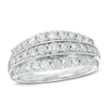 Thumbnail Image 0 of 1 CT. T.W. Diamond Multi-Row Anniversary Band in 10K White Gold