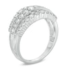 Thumbnail Image 1 of 1 CT. T.W. Diamond Multi-Row Anniversary Band in 10K White Gold