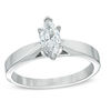 Thumbnail Image 0 of Celebration Ideal 1/2 CT. Marquise Diamond Solitaire Ring in 14K White Gold (J/I1)