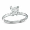 Thumbnail Image 0 of 1-1/4 CT. Certified Princess-Cut Diamond Solitaire Engagement Ring in 14K White Gold (J/I3)