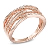 Thumbnail Image 2 of 1/4 CT. T.W. Diamond Orbit Ring in 10K Rose Gold
