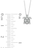 Thumbnail Image 1 of TEENYTINY® Diamond Accent Turtle Pendant in Sterling Silver - 17"