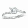 1/2 CT. Princess-Cut Diamond Solitaire Engagement Ring in 14K White Gold