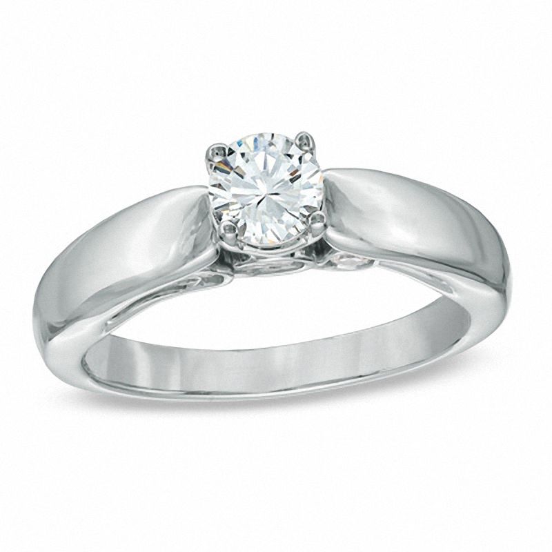 3/4 CT. T.W. Diamond Engagement Ring in 14K White Gold