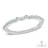 Vera Wang Love Collection 1/6 CT. T.W. Diamond Scalloped Wedding Band in 14K White Gold