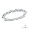 Thumbnail Image 1 of Vera Wang Love Collection 1/6 CT. T.W. Diamond Scalloped Wedding Band in 14K White Gold