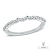 Thumbnail Image 0 of Vera Wang Love Collection 1/6 CT. T.W. Diamond Scalloped Wedding Band in 14K White Gold