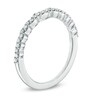 Thumbnail Image 3 of Vera Wang Love Collection 1/6 CT. T.W. Diamond Scalloped Wedding Band in 14K White Gold