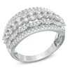 Thumbnail Image 1 of 1 CT. T.W. Diamond Scallop Anniversary Band in 10K White Gold