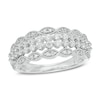 Thumbnail Image 0 of 1/2 CT. T.W. Diamond Vintage-Style Anniversary Band in 10K White Gold