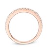 Thumbnail Image 3 of Vera Wang Love Collection 1/4 CT. T.W. Diamond Wedding Band in 14K Rose Gold