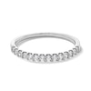 Thumbnail Image 1 of 1/4 CT. T.W. Certified Diamond Band in 14K White Gold (I/SI2)
