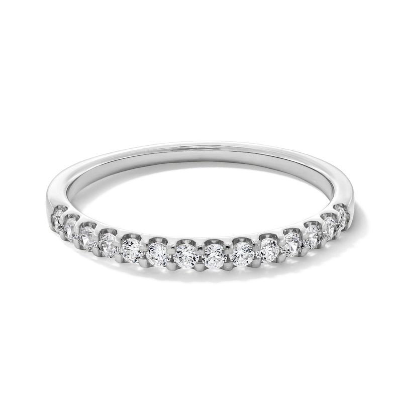 Main Image 1 of 1/4 CT. T.W. Certified Diamond Band in 14K White Gold (I/SI2)