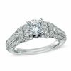 Thumbnail Image 0 of Vera Wang Love Collection 1-1/4 CT. T.W. Diamond Double Collar Engagement Ring in 14K White Gold