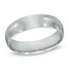 Thumbnail Image 0 of Men's 6.0mm Polished Comfort Fit Wedding Band in Sterling Silver