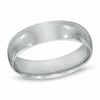 Thumbnail Image 1 of Men's 6.0mm Polished Comfort Fit Wedding Band in Sterling Silver