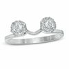 Thumbnail Image 0 of 1/4 CT. T.W. Diamond Solitaire Enhancer in 14K White Gold