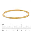 Thumbnail Image 2 of Charles Garnier Twist Bangle in Sterling Silver with 18K Gold Plate - 7.5"