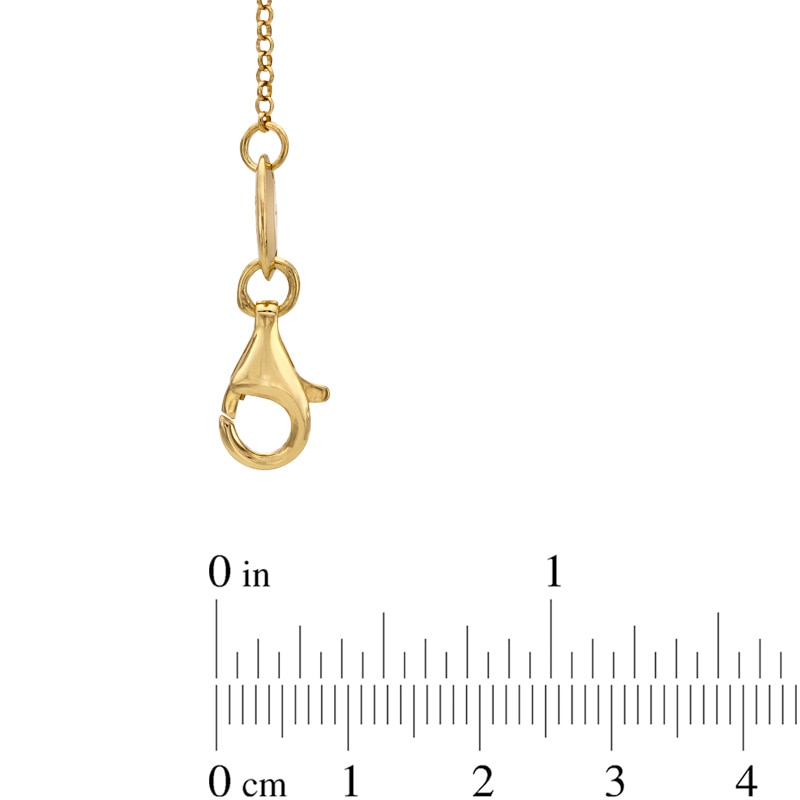 Main Image 2 of Charles Garnier Twist Circle Necklace in Sterling Silver with 18K Gold Plate - 27"