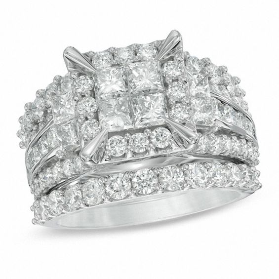 Quad princess cut sale