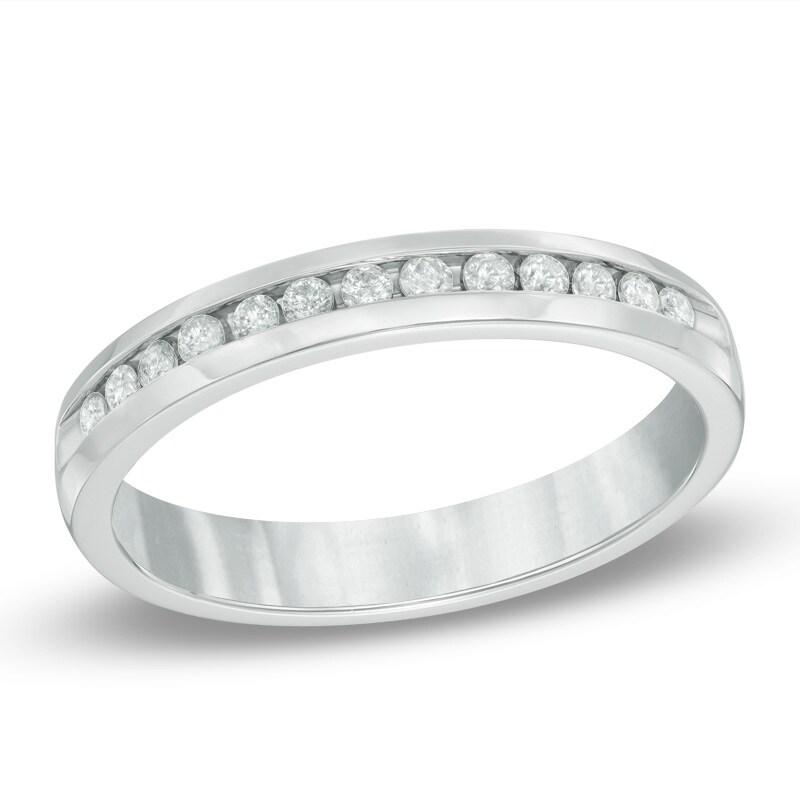 1/5 CT. T.W. Diamond Anniversary Band in Sterling Silver