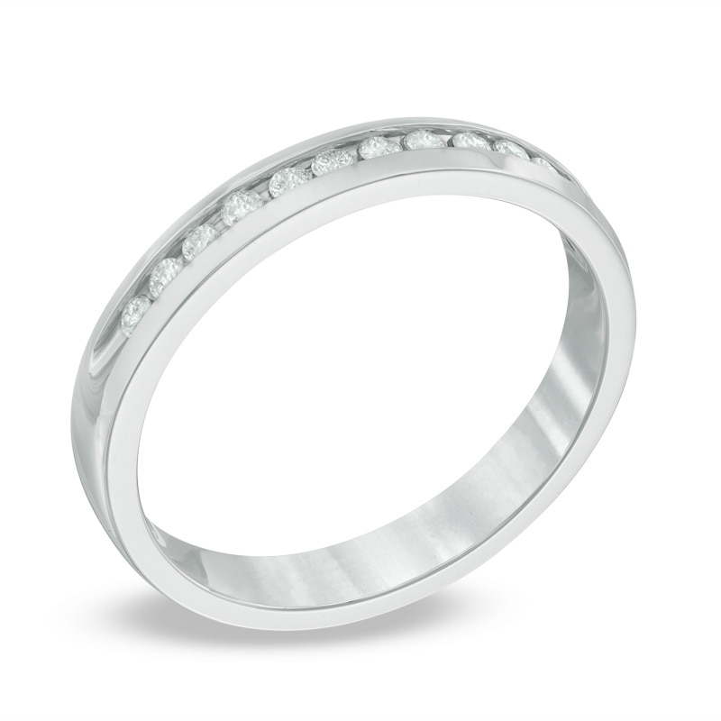 1/5 CT. T.W. Diamond Anniversary Band in Sterling Silver
