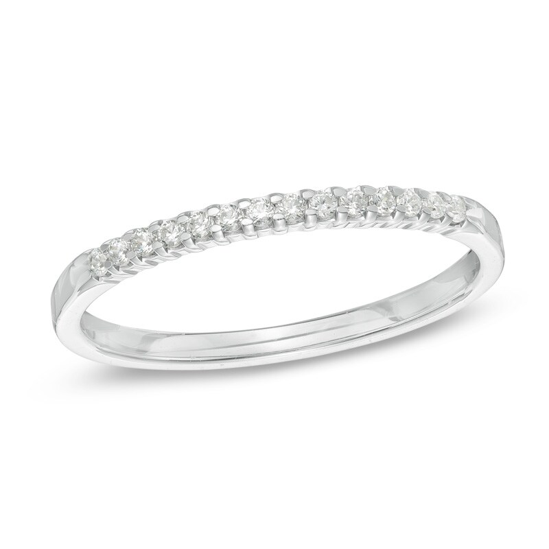 1/10 CT. T.W. Diamond Band in Sterling Silver