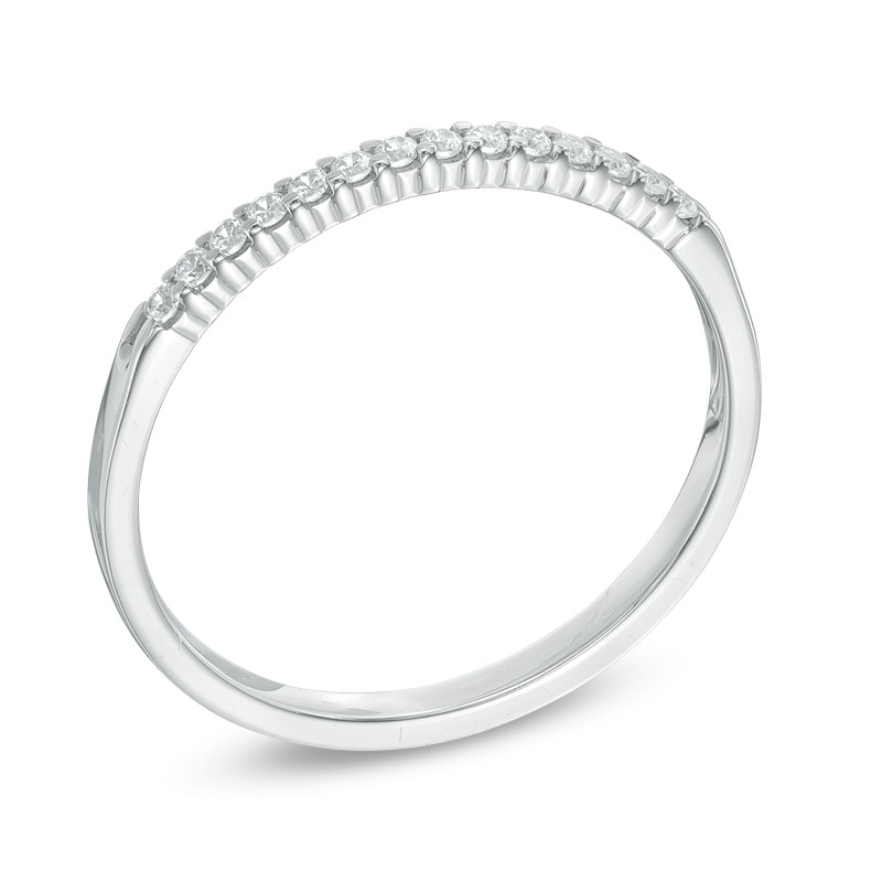 1/10 CT. T.W. Diamond Band in Sterling Silver