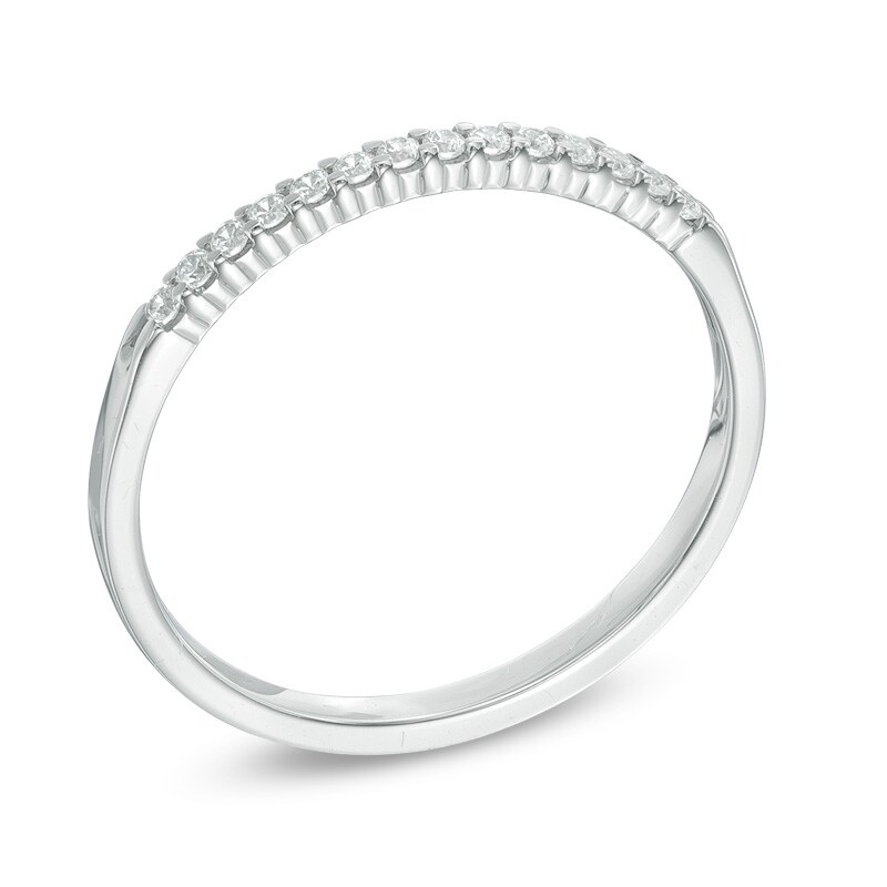 1/10 CT. T.W. Diamond Band in Sterling Silver