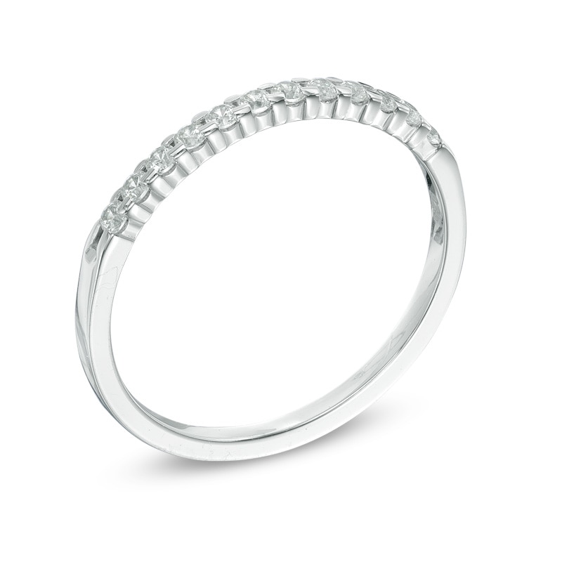 Main Image 2 of 1/5 CT. T.W. Diamond Anniversary Band in Sterling Silver