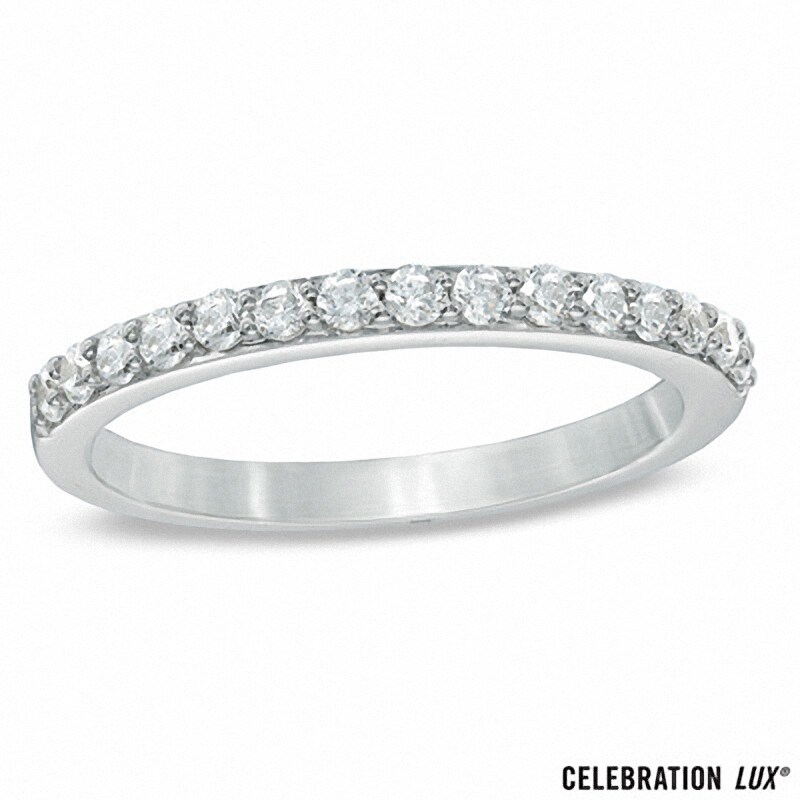 Celebration 102® 3/8 CT. T.W. Diamond Anniversary Band in 18K White Gold (I/SI2)