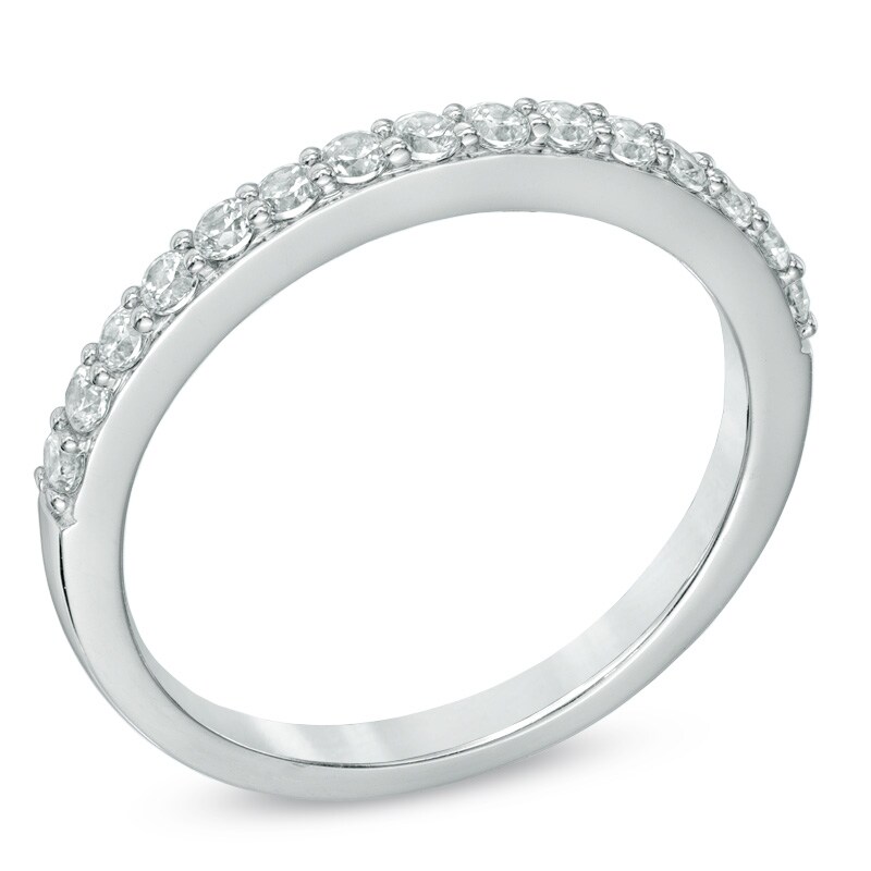 Celebration 102® 3/8 CT. T.W. Diamond Anniversary Band in 18K White Gold (I/SI2)